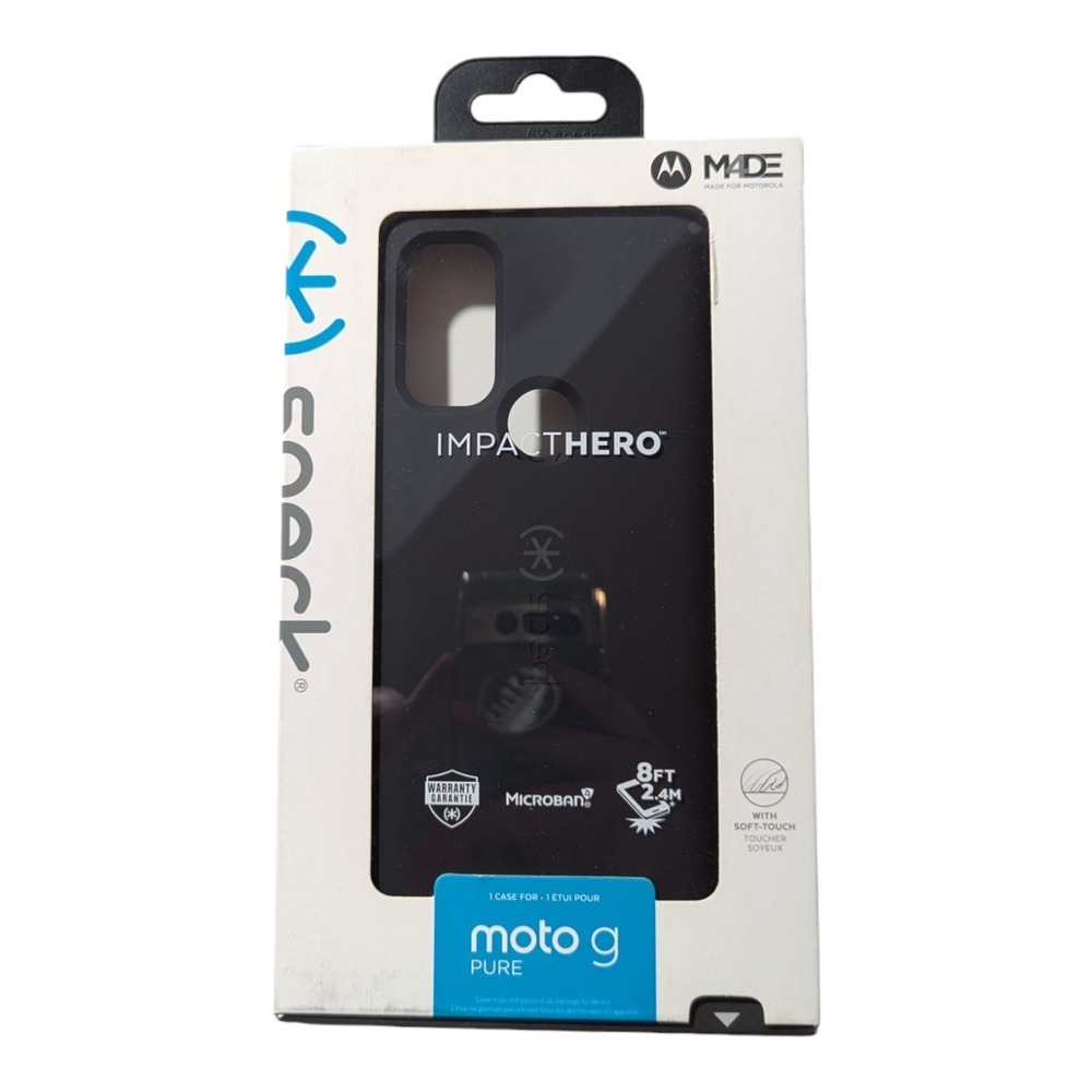 B1. Speck ImpactHero Case for Motorola Moto G Pure - Black